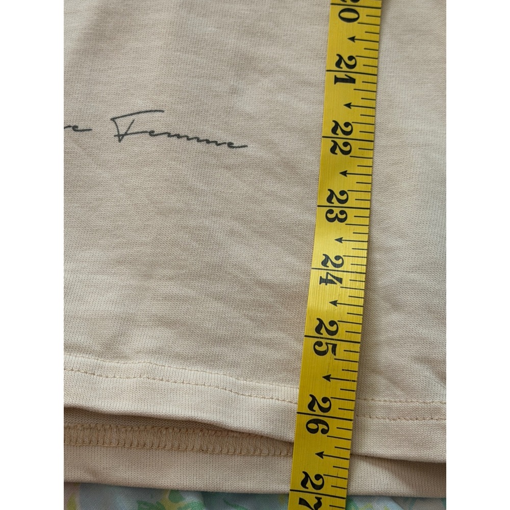 Homme + Femme | Paradise Chain Hummingbird Tee Oversize Medium Ivory Graphic - Picture 7 of 8